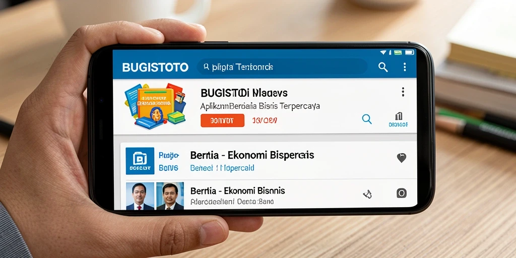 Screenshot utama BUGISTOTO menampilkan antarmuka aplikasi yang informatif.
